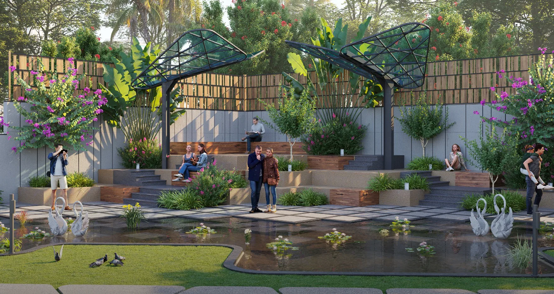 Garden Amphitheatre at Namo Origin